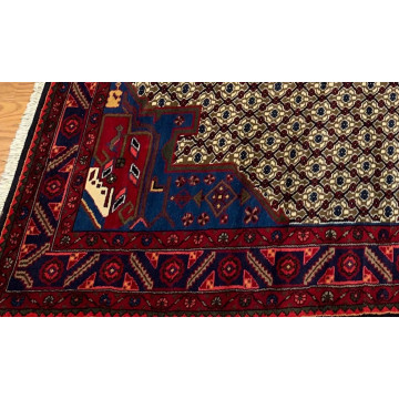 7.2 x 9.8  Vintage Hand Knotted 100% Wool Vegetable Dye Area Rug 416154 Montaage Inc. image 5
