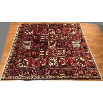 6.9 x 9.8 Vintage 100% Wool Hand Knotted Area Rug 416156 Montaage Inc. image 3