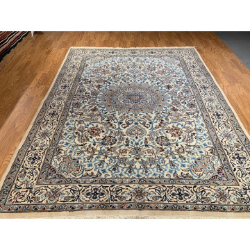 6.9 x 9.7  Vintage Hand Knotted 100% Wool Vegetable Dye Area Rug 416157 Montaage Inc. image 7