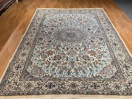6.9 x 9.7  Vintage Hand Knotted 100% Wool Vegetable Dye Area Rug 416157 Montaage Inc. image 7