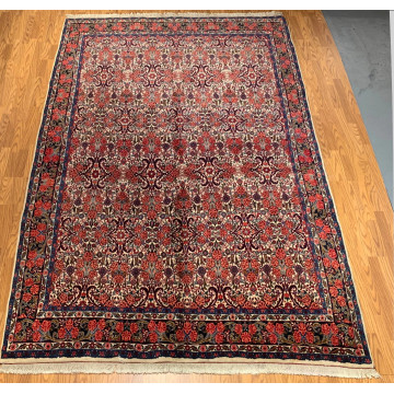 7.3 x 10.4  Vintage Hand Knotted 100% Wool Vegetable Dye Area Rug 416160 Montaage Inc. image 1