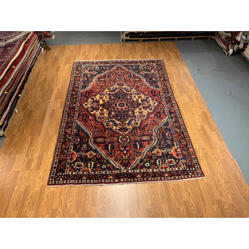 6.10 x 10.2 Vintage Hand Knotted 100% Wool Vegetable Dye Area Rug 416161 Montaage Inc. image 2