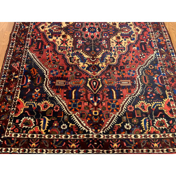 6.10 x 10.2 Vintage Hand Knotted 100% Wool Vegetable Dye Area Rug 416161 Montaage Inc. image 4