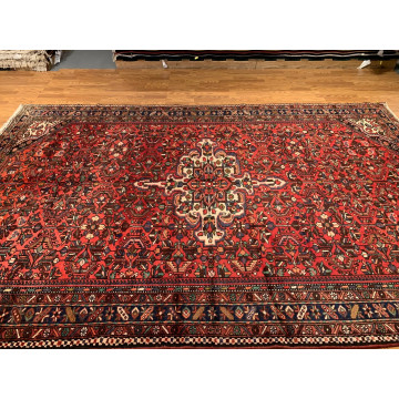 7 x 10.1  Vintage Hand Knotted 100% Wool Vegetable Dye Area Rug 416162 Montaage Inc. image 4