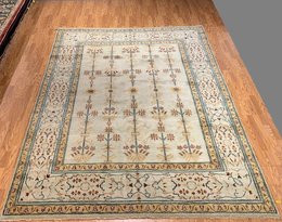 8 x 10 New Hand Knotted 100% Wool Area Rug 416469 Montaage Inc. image 1