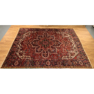 8 x 11 Antique Fine  Hand Knotted 100% Wool Rug 416890 Montaage Inc. image 4
