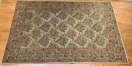 7 x 10 Vintage Hand Knotted 100% Wool Vegetable Dye Area Rug 416903 Montaage Inc. image 2