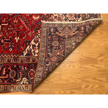 8.6 x 10.10  Antique Fine Hariz Hand Knotted 100% Wool Rug 416965 Montaage Inc. image 6