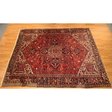 8.6 x 10.10  Antique Fine Hariz Hand Knotted 100% Wool Rug 416965 Montaage Inc. image 2