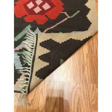 2.8 x 3.8 Kilim 100% Wool Hand Knotted Area Rug