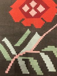 2.8 x 3.8   Kilim 100% Wool Hand Knotted Area Rug 417012 Montaage Inc. image 2