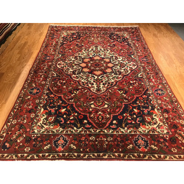 6.11 x 10.9 Vintage 100% Wool Hand Knotted Area Rug 417077 Montaage Inc. image 6