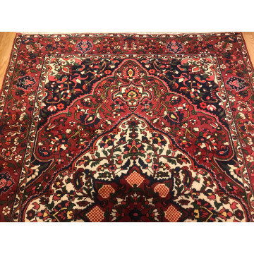 6.11 x 10.9 Vintage 100% Wool Hand Knotted Area Rug 417077 Montaage Inc. image 8
