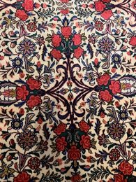 7 x 9.10 Vintage Hand Knotted 100% Wool Vegetable Dye Area Rug 417080 Montaage Inc. image 8