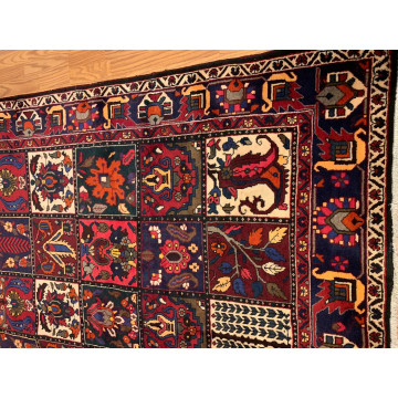 6.9 x 9.7  Vintage Hand Knotted 100% Wool Vegetable Dye Area Rug 417095 Montaage Inc. image 7