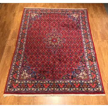 6.10 x 9.9 Vintage 100% Wool Hand Knotted Area Rug 417096 Montaage Inc. image 1