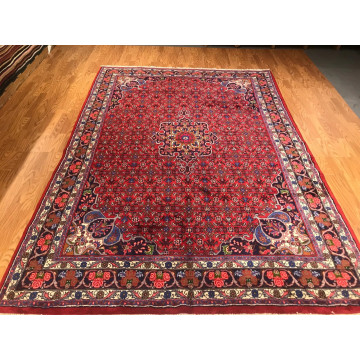 6.10 x 9.9 Vintage 100% Wool Hand Knotted Area Rug 417096 Montaage Inc. image 4