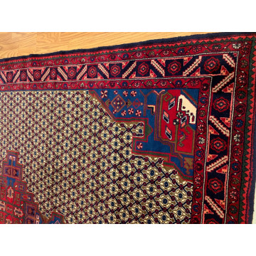6.11 x 9.9 Vintage Hand Knotted 100% Wool Vegetable Dye Area Rug 417098 Montaage Inc. image 5