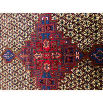 6.11 x 9.9 Vintage Hand Knotted 100% Wool Vegetable Dye Area Rug 417098 Montaage Inc. image 6