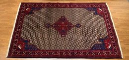 6.11 x 9.9 Vintage Hand Knotted 100% Wool Vegetable Dye Area Rug 417098 Montaage Inc. image 2