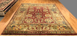 8 x 10 New Hand Knotted 100% Wool Area Rug 417311 Montaage Inc. image 6