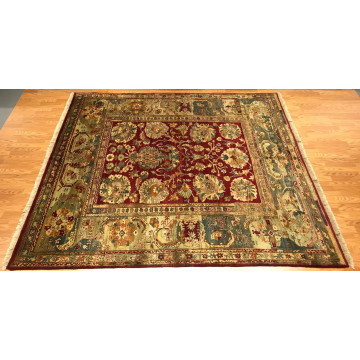 8 x 10 New Hand Knotted 100% Wool Area Rug 417311 Montaage Inc. image 4