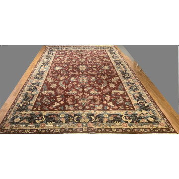 9.9 x 14 ft  Indo Kashaan Hand Knotted 100% Wool Rug 417500 Montaage Inc. image 1