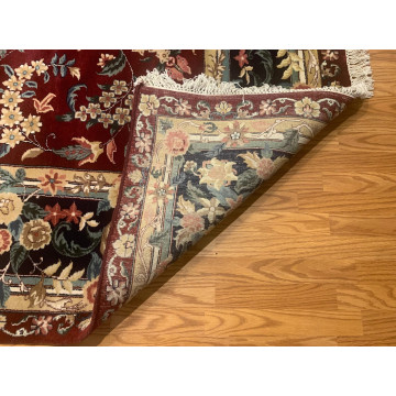 9.9 x 14 ft  Indo Kashaan Hand Knotted 100% Wool Rug 417500 Montaage Inc. image 6