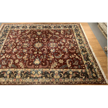 9.9 x 14 ft  Indo Kashaan Hand Knotted 100% Wool Rug 417500 Montaage Inc. image 7