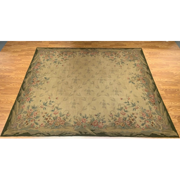 8 x 10 Needle Point 100% Wool Hand Knotted Area Rug 417860 Montaage Inc. image 3
