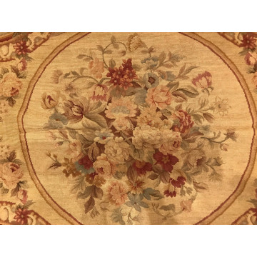 10 x 14 French Aubusson Hand knotted Needle Point 100% Wool