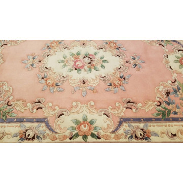6 x 9 Hand Knotted French Aubusson 100% wool Area rug 417974 Montaage Inc. image 6