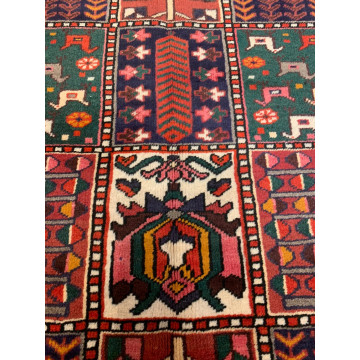 6.8x10 Vintage Hand Knotted 100% Wool Vegetable Dye Area Rug