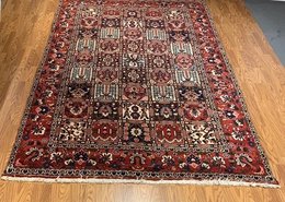6.10 x 10.1  Vintage Hand Knotted 100% Wool Vegetable Dye Area Rug 418026 Montaage Inc. image 1