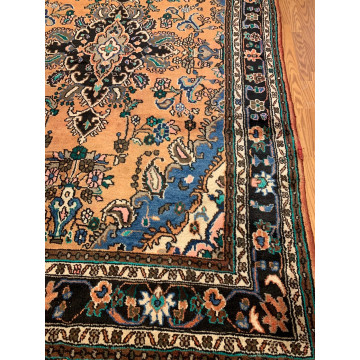 6.7 x 9.11 Vintage Hand Knotted 100% Wool Vegetable Dye Area Rug