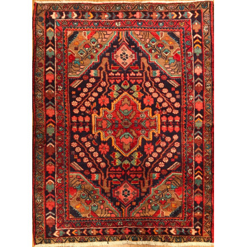 Navy Traditional Geometric Area Rug product image image 1