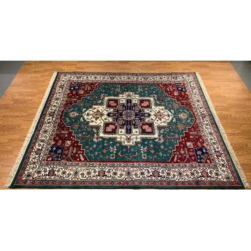 8 x 10 New Hand Knotted 100% Wool Area Rug 418139 Montaage Inc. image 3