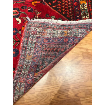5.1 x 6.7 Vintage Tribal Geometric Red 100% Wool Vegetable Dye 418158 Montaage Inc. image 4