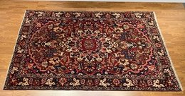 6.10 x 10.1 Vintage Hand Knotted 100% Wool Vegetable Dye Area Rug 418174 Montaage Inc. image 2