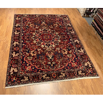 6.10 x 10.1 Vintage Hand Knotted 100% Wool Vegetable Dye Area Rug 418174 Montaage Inc. image 2