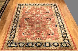 8 x 10 New Hand Knotted 100% Wool Area Rug 418519 Montaage Inc. image 1