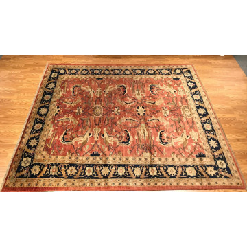 8 x 10 New Hand Knotted 100% Wool Area Rug 418519 Montaage Inc. image 3