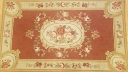3 x 5 French Aubusson Hand Knotted Wool Needle Point Rug 419279 Montaage Inc. image 3