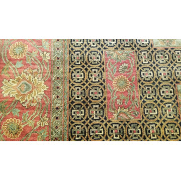 9 x 12 Very Beautiful Indo Agra All Over Wool Hand-Knotted Oriental Rug 419910 Montaage Inc. image 7