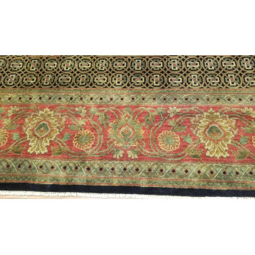 9 x 12 Very Beautiful Indo Agra All Over Wool Hand-Knotted Oriental Rug 419910 Montaage Inc. image 3