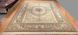 9 x 12 Hand Knotted 100% Wool Area Rug 419938 Montaage Inc. image 2