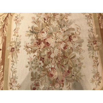 8 x 10 Needle Point 100% Wool Hand Knotted Area Rug 420284 Montaage Inc. image 2