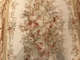 8 x 10 Needle Point 100% Wool Hand Knotted Area Rug 420284 Montaage Inc. image 6