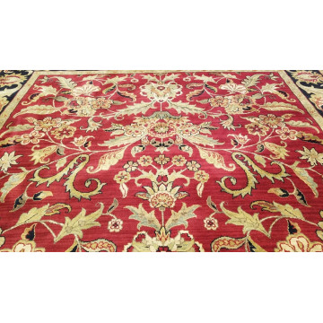 8 x 10 Indo Agra Hand spawned Wool Hand Knotted Oriental Rug