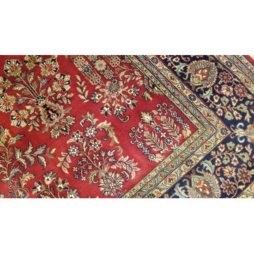 8 x 10 Stunning Beautiful fine Quality Indo Sarouk Hand Knotted Wool Rug 421143 Montaage Inc. image 6